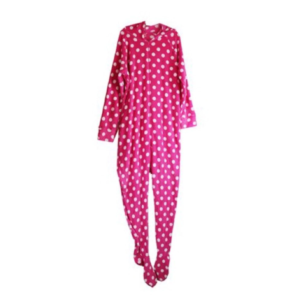PINK POLKA DOT ONESIE